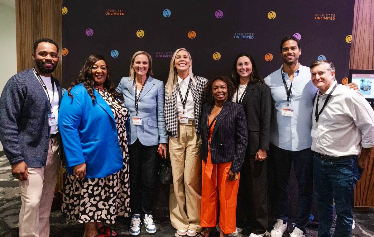 StephenElmore3's tweet photo. Thrilled to have been at the @AUProSports Innovation Summit last week. An impactful, energizing event gathering industry leaders, athletes, and innovators across women’s sports. Loved working with the AU &amp; @MorganStanley team to make our partnership happen! #BeUnlimited https://t.co/duDbtBHXGK