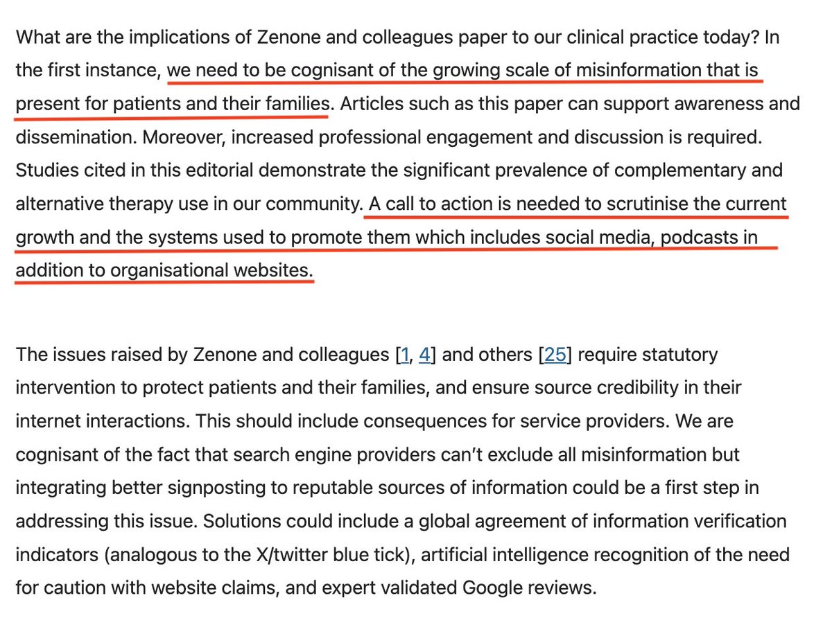 Marco Zenone (@marco_zenone) on Twitter photo I'm grateful to BJC Reports for publishing an editorial with our new article: "Alternative cancer clinics’ use of Google listings and reviews to mislead potential patients." We can (together!) hold digital platforms & exploitive providers accountable. nature.com/articles/s4427… I'm grateful to BJC Reports for publishing an editorial with our new article: "Alternative cancer clinics’ use of Google listings and reviews to mislead potential patients." We can (together!) hold digital platforms & exploitive providers accountable. nature.com/articles/s4427…