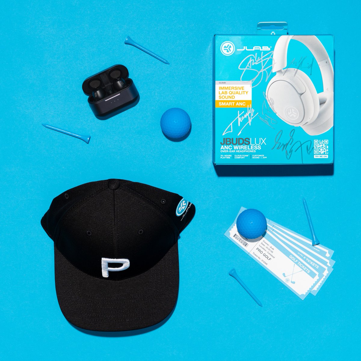 JLabAudio's tweet photo. Tee up for an incredible sweepstakes! ποΈββοΈπ§
Enter our Golf Sweepstakes for a chance to win:
β³ PGA Tour event tickets
ποΈ #TeamJLab-signed JBuds Lux Headphones
π§ Epic Lab Edition Earbuds
π Exclusive JLab Hat
Don't miss out β ends August 23! Enter https://t.co/UR4Rzk8JvG https://t.co/CQT7irjdPl