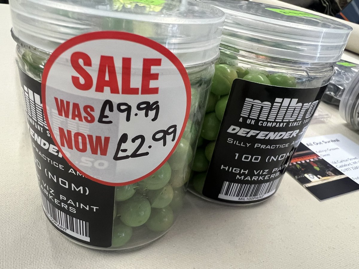 armystall's tweet photo. Tub of Paintballs were £9.99 now £2.99 to clear. Armystall, 31 Brook Street, Wakefield, WF1 1QW, 01924 366555. 9am to 4.30pm open everyday except Wednesdays and Sundays Check out our Facebook page for all further information, armystall-wakefield https://t.co/kxWGswqWbU