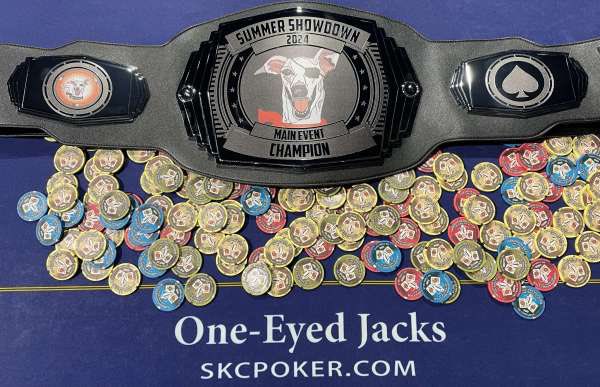 1EyedJackspoker's tweet photo. Friday August 9th is the start of our 2024 Summer Showdown.  There are 4 flights to our $1100 buy-in  100K guaranteed main event.   There are 4 championship belt events  up for grabs this series.  Satellites are running for $130.  Check the flyer below for all the details. https://t.co/iJwkz51F8z