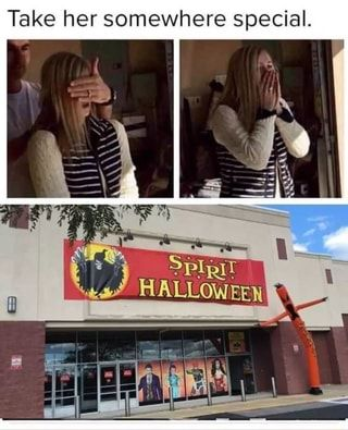 BorderlinePlus's tweet photo. We are definitely not mad about @SpiritHalloween opening in August! https://t.co/y8RduSv0I3