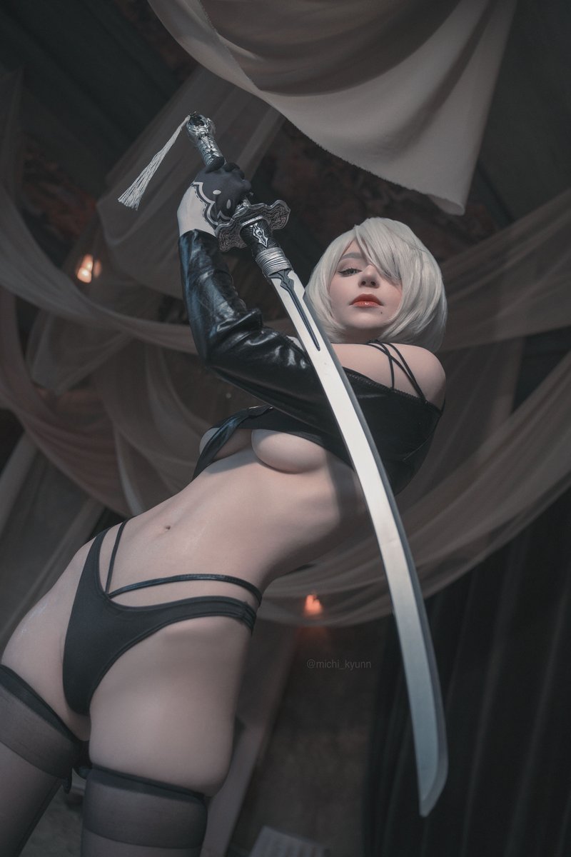 2B from NieR:Automata  is here to defend you 🖤 https://t.co/sy9wNvOQJ1