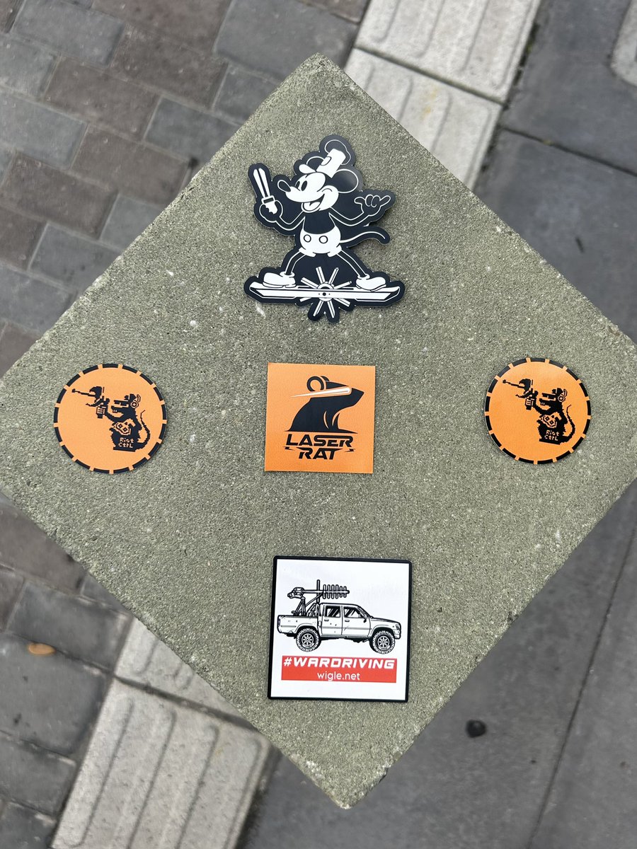 r1otctrl's tweet photo. I’m out and about! If you see me say hey!

@laserratlabs 
@wardrivingteam 

@defcon #defcon32 https://t.co/LNUskAhL11
