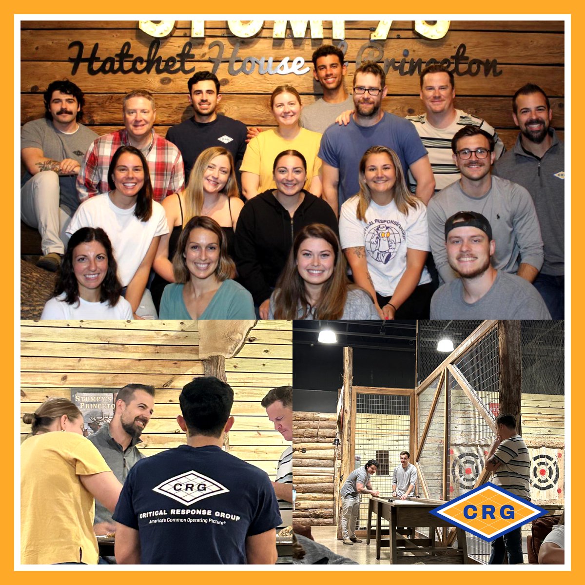 Teamcrgplans's tweet image. Our CRG Ops team knows how to handle both projects and axes! Today they set out for an off-site team bonding event and well-deserved break after an amazing couple of months tirelessly managing projects to meet our clients' mapping needs.

#TeamCRG #indoormapping #firstresponde...