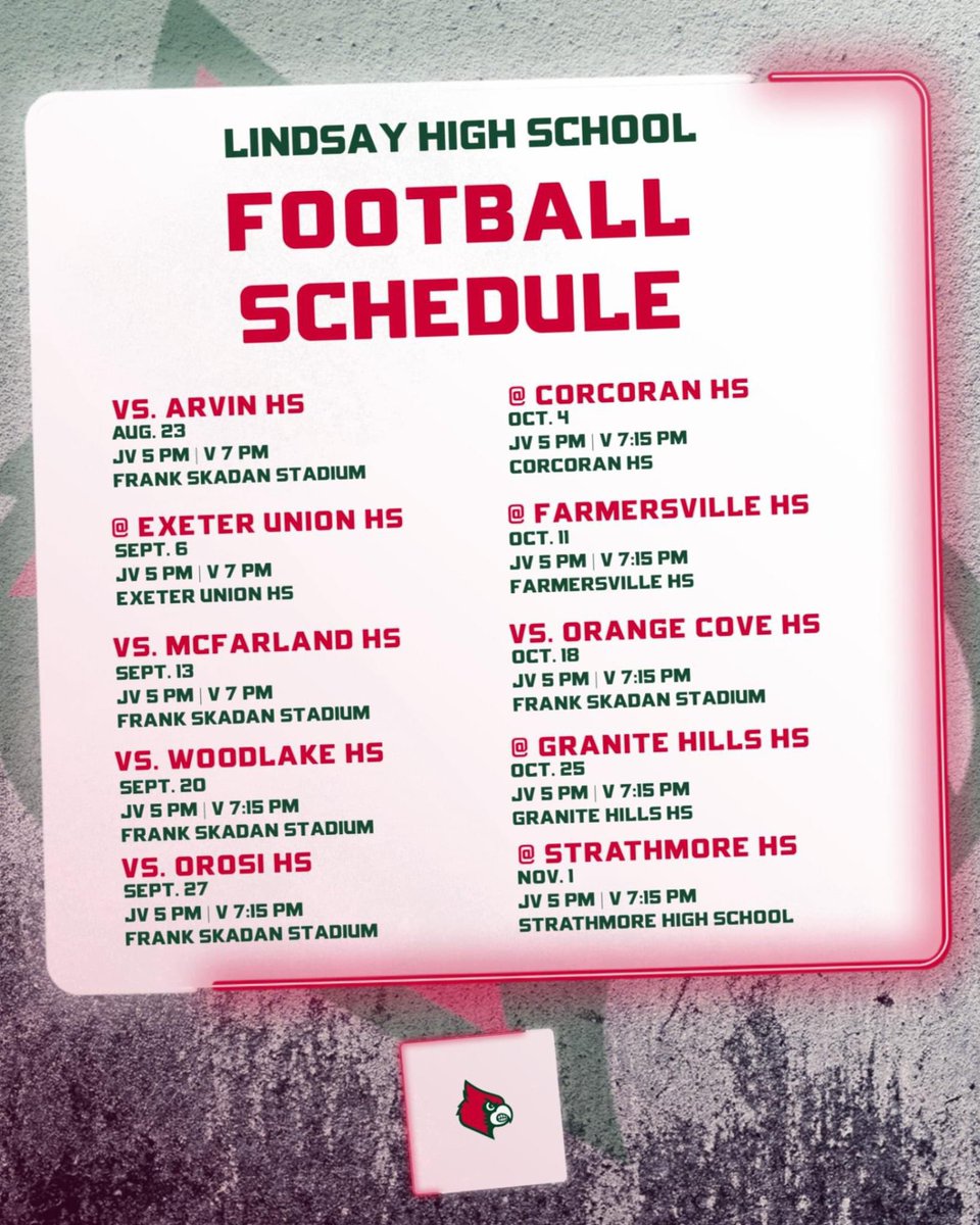 Lindsay High School Football tweet media