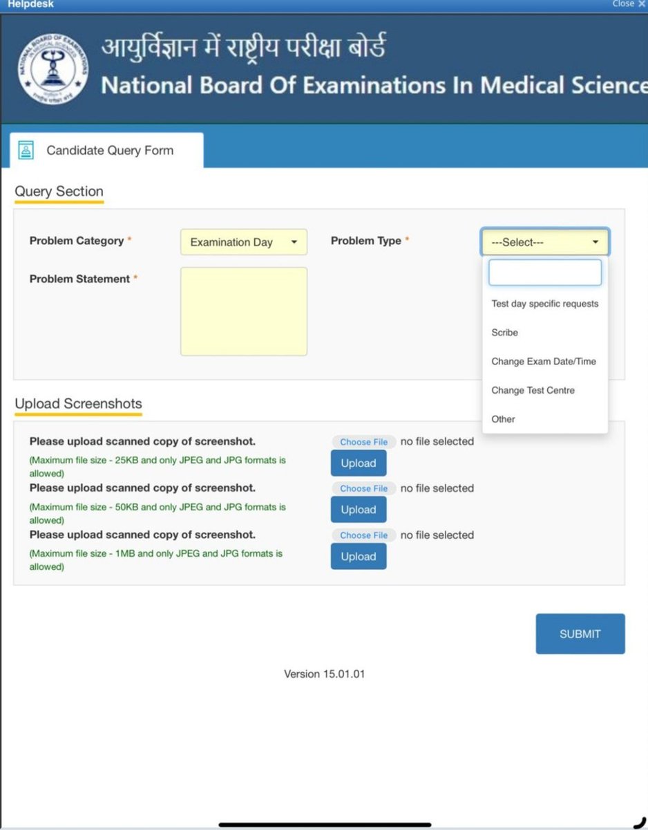 Vishalg32062282's tweet photo. Request to all neet pg aspirants login your neet pg application and go to help desk and fill grievance about normalisation, 2 shift examination,  exam center , traveling issue , etc
#neetpgsingleslot 
#NEETPGUPDATE 
#NeetPG_mismanagement 
#NEETPG2024 https://t.co/uaj3UGBC2b