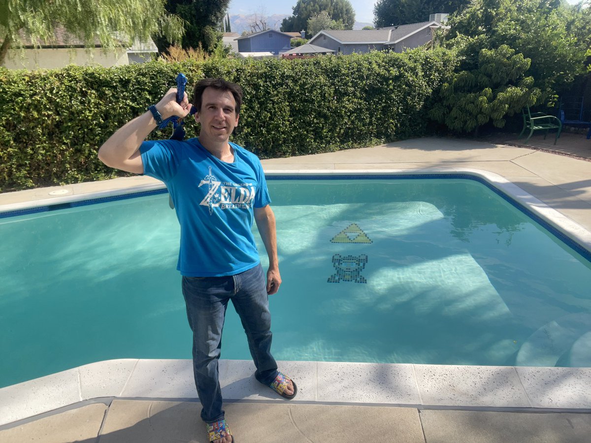 PaulGaleNetwork's tweet image. Allow me to introduce you to the world’s first #ZeldaPool, now 100% complete!
Here’s to this amazing franchise always being around. Thank you for the memories, Nintendo. I’m excited for the future!