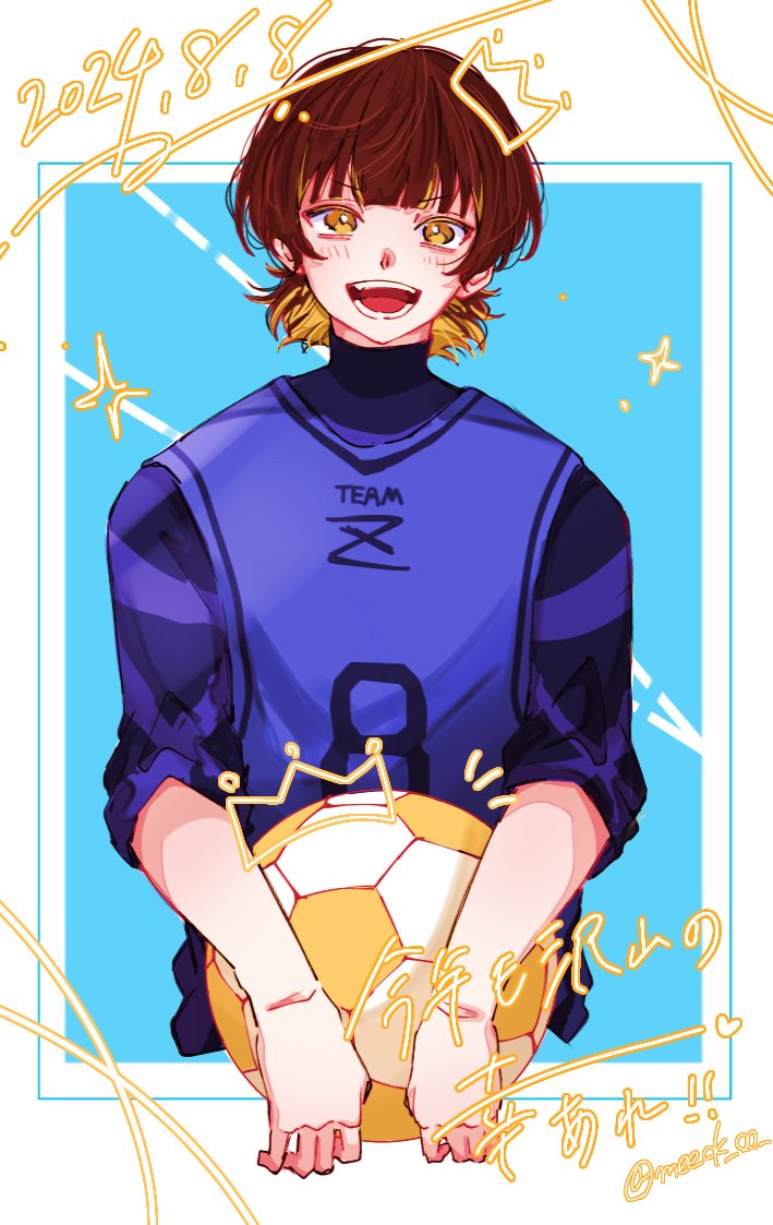 meeck__00's tweet photo. 誕生日おめでとう🐝⚽️

 #蜂楽廻誕生祭2024 
 #蜂楽廻生誕祭2024 
(画面タップ推奨) https://t.co/vlnZgfe8Ro