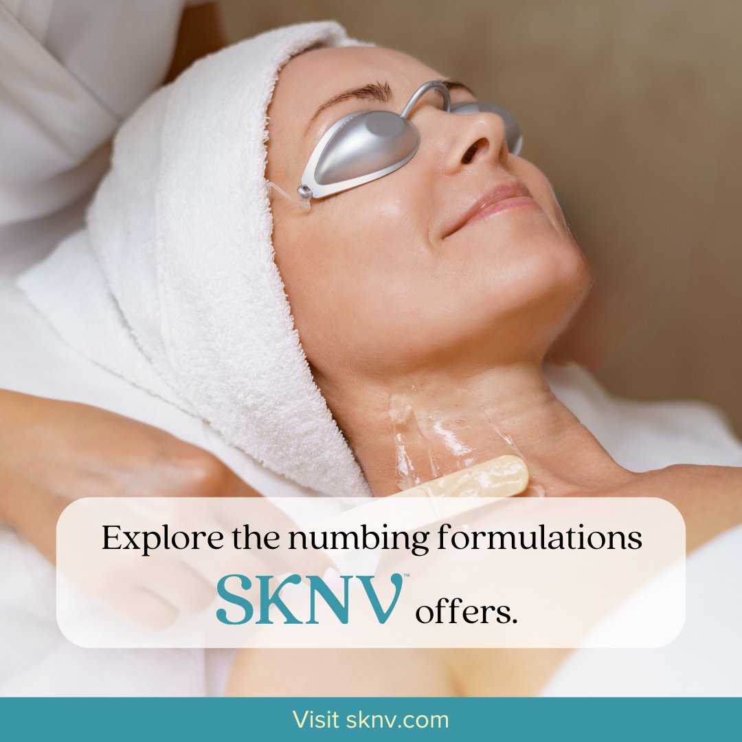 Help your patients feel safe in feeling less.✨ Have you tried SKNV’s unique #numbing formulations yet?  

🔗We appreciate your feedback, and we want to know how SKNV numbing cream has impacted your practice. Visit the link below to leave a review or order again!