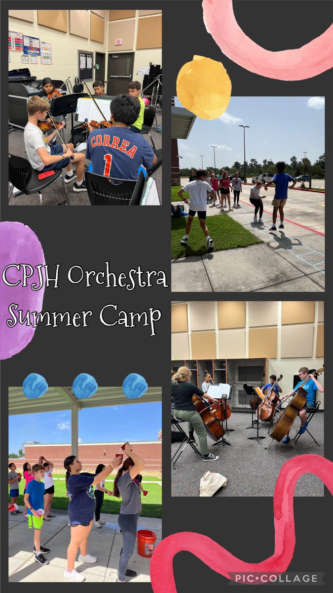 CPJH_Orchestra's tweet photo. CPJH Orchestra had a great summer cam! We made memories, connected to new and returning friends. We created leaders. We had FUN! @TISDCPJHS @FineArtsTomball #ohana https://t.co/132jU63iVA