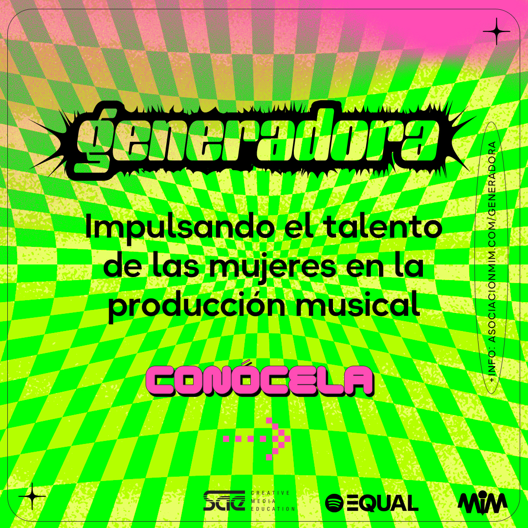 AsociacionMim's tweet photo. 📢🔥 Lanzamos #Generadora. Te contamos en qué consiste esta iniciativa impulsada por MIM en el ámbito de la producción musical, en colaboración con @Spotify y @SAEspain. 🎤 (dentro hilo)
#productorasmusicales #SpotifyEqual https://t.co/mIuMcBGOUr