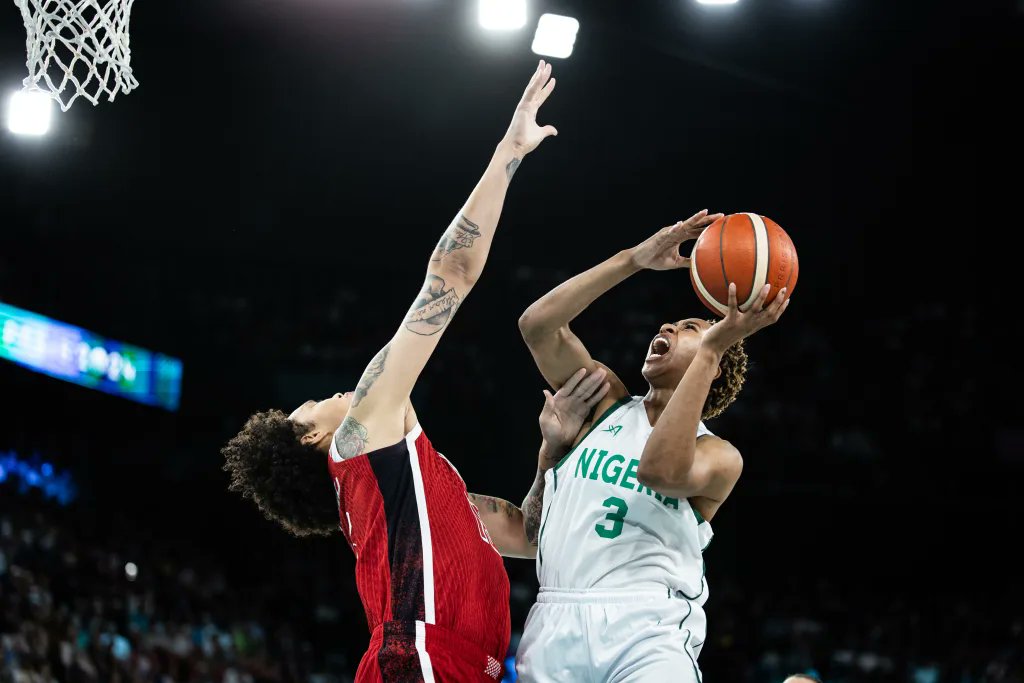 MakingOfChamps's tweet photo. Full Time: Nigeria🇳🇬 74 - 88 USA 🇺🇸

👏👏What a run #DTigress have had at #Paris2024 #Olympics. They made a nation dream, and there's no shame losing to the world number 1 ranked team. 

Nigeria played a spectacular game in the 4th quarter, outscoring the US by (26-12)

Being the first African team to qualify for the quarterfinals at the Olympics, is like winning a medal. 

Nigerian #Basketball is on the rise!!!
