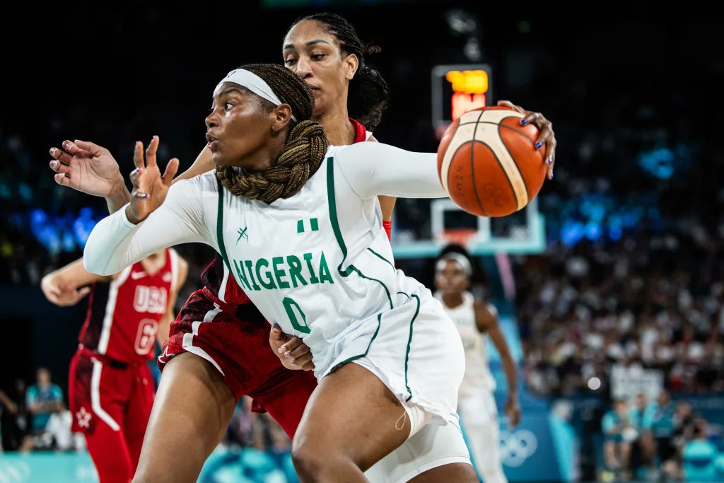 MakingOfChamps's tweet photo. Full Time: Nigeria🇳🇬 74 - 88 USA 🇺🇸

👏👏What a run #DTigress have had at #Paris2024 #Olympics. They made a nation dream, and there's no shame losing to the world number 1 ranked team. 

Nigeria played a spectacular game in the 4th quarter, outscoring the US by (26-12)

Being the first African team to qualify for the quarterfinals at the Olympics, is like winning a medal. 

Nigerian #Basketball is on the rise!!!