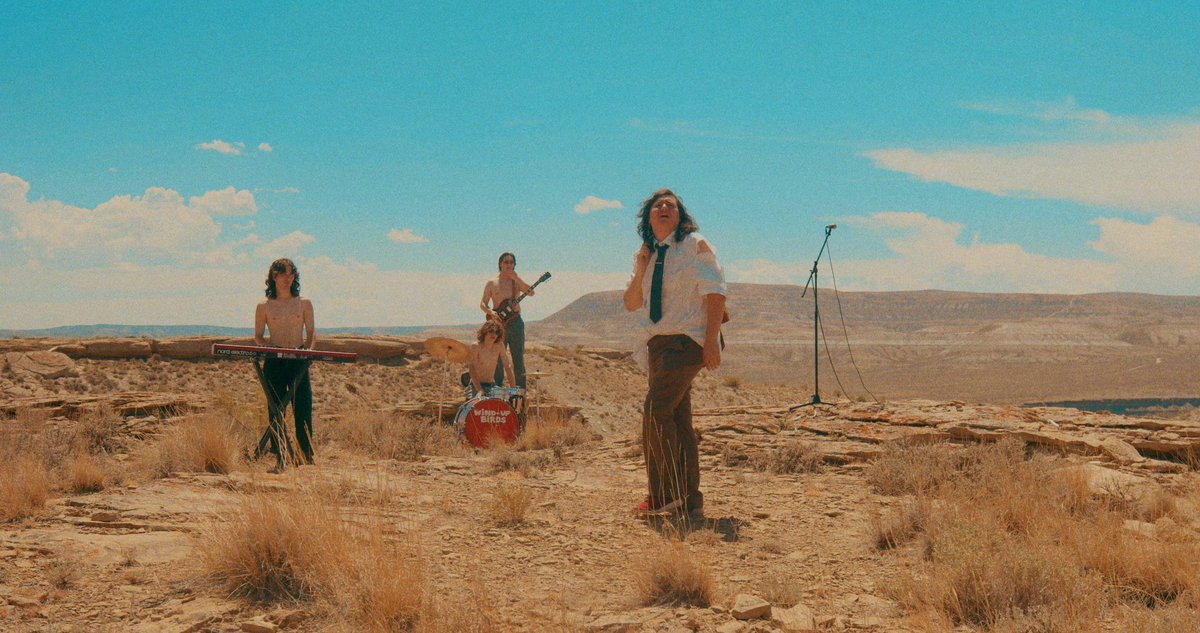 ztbentz's tweet photo. i’m shooting my first music video (for my band while we’re on tour) and i accidentally made asteroid city 2 https://t.co/xAUHLxdEz2