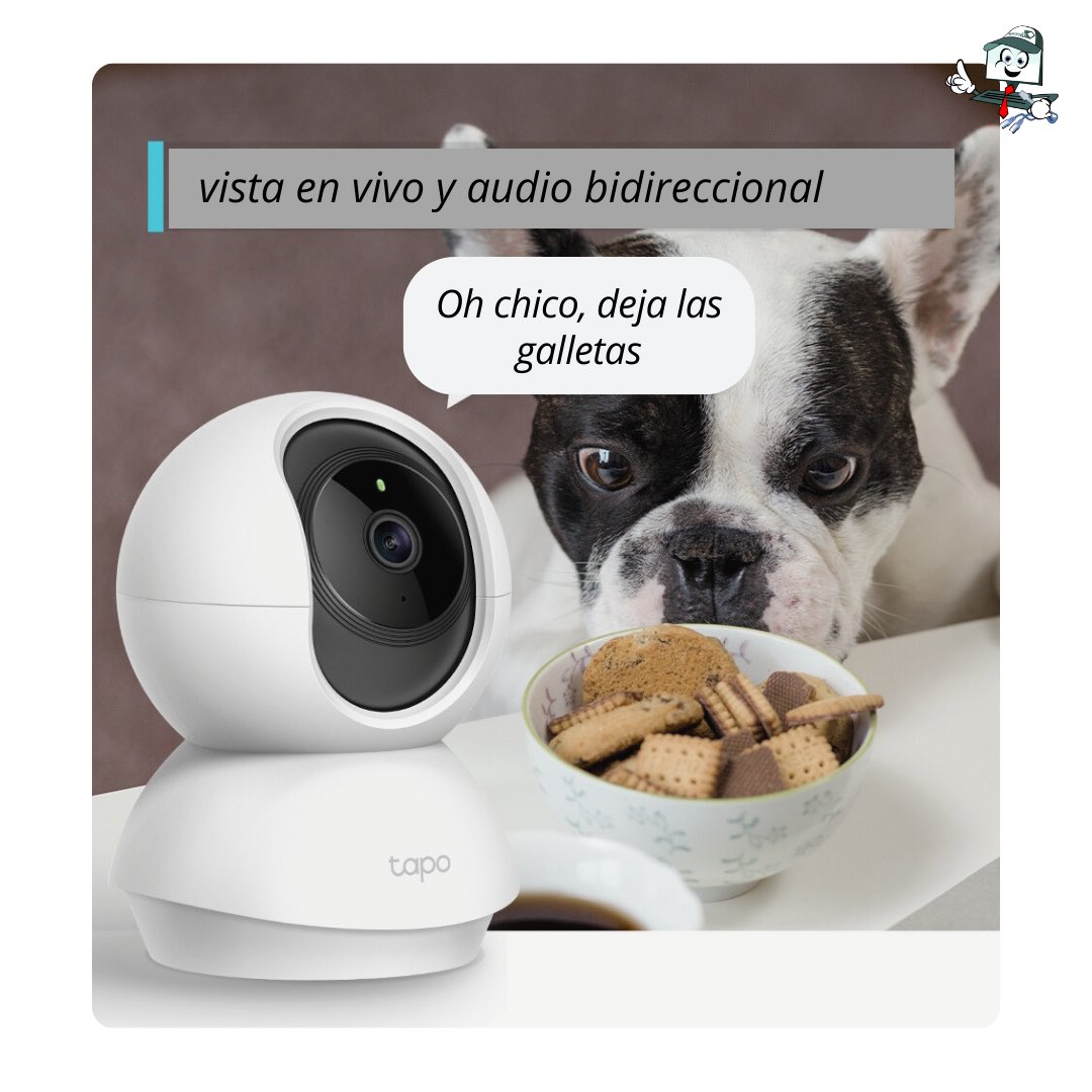 GSoinsys's tweet photo. Cámara de Vigilancia Wi-Fi Inteligente, protege tu hogar y familia 24 horas al día, con movimiento vertical y horizontal 360º 🔎👁️

📱Contáctanos: 04141205929 📲
📍Nuestra oficina está ubicada en el centro.

#soinsys #tecnologia #teclado #inalambrico #camara #tapo #software https://t.co/cfbJGVVmJ7