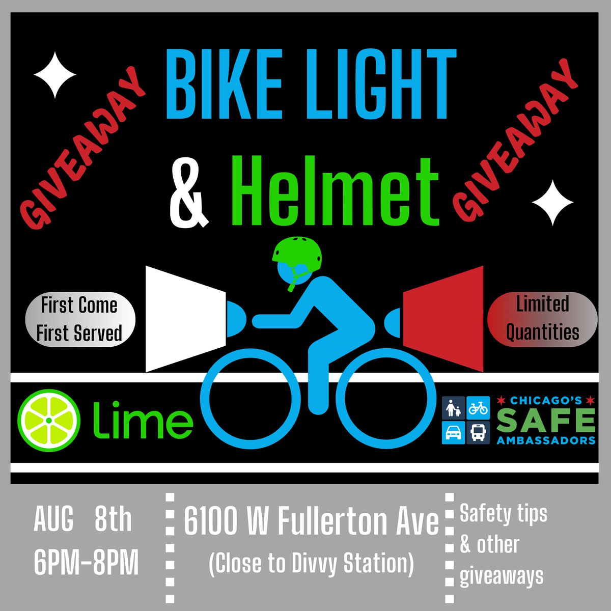 ChicagoSafe's tweet image. Pop-Up Helmet and Bike Light giveaway tomorrow!