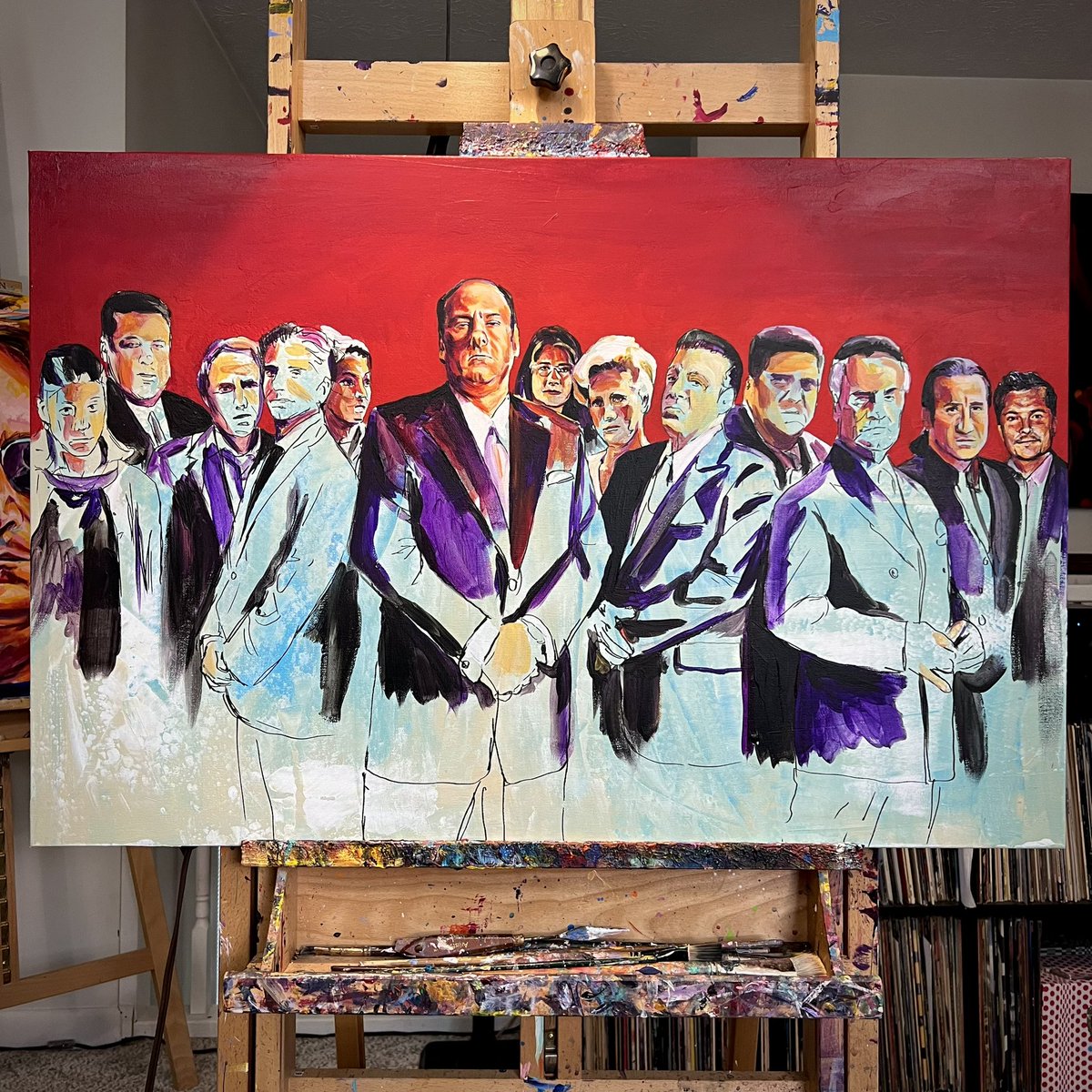 natemichaels's tweet image. What A Beast

#progressshot #wip #thesopranos #painting #art #artoftheday #traditonalart #natemichaels #natemichaelsart