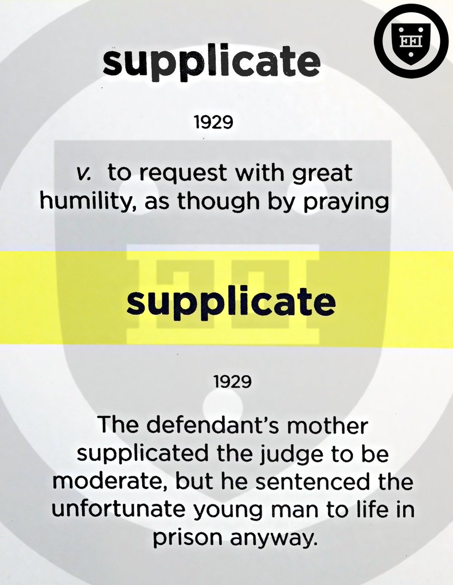 Supplicate

(v.) to request with great humility, as though by praying

#vocabulary #WordoftheDay