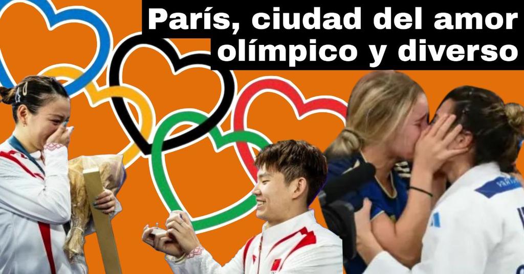 quorum_mx's tweet photo. 🇫🇷💘Del romántico beso entre #AliceBellandi y su novia que enmudeció a una #fascista, hasta la proposición de la velocista #Finot a su novio...en París 2024 el amor arrasa.
Cartas, reconciliaciónes y proposiones matrimoniales en la cita #olímpica.
https://t.co/0sbFkpKC3d https://t.co/FLwPpIinh1