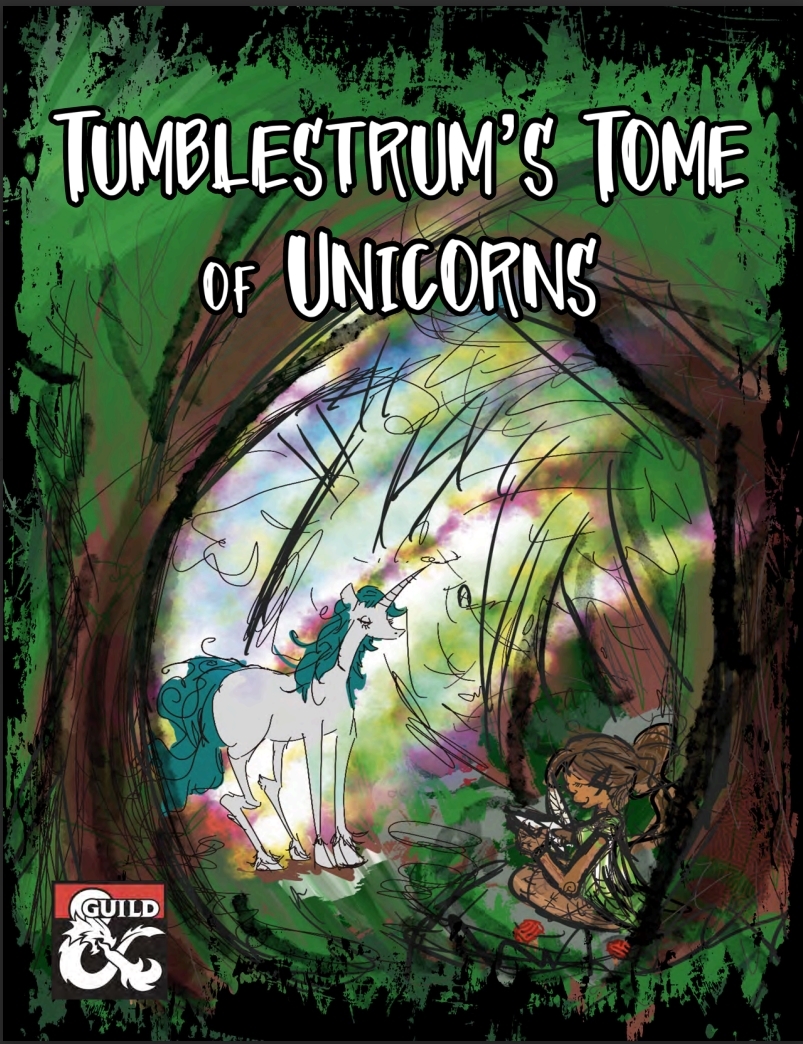 Coming to Dmsguild in 7 days, 8/14: for those who still believe in the magic of unicorns...youtube.com/watch?v=e9OLLT…