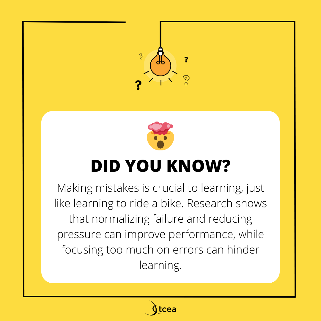 TCEA's tweet photo. 💡Did you know? Making mistakes are essential!

#DidYouKnow #learning https://t.co/43ayfbH20o