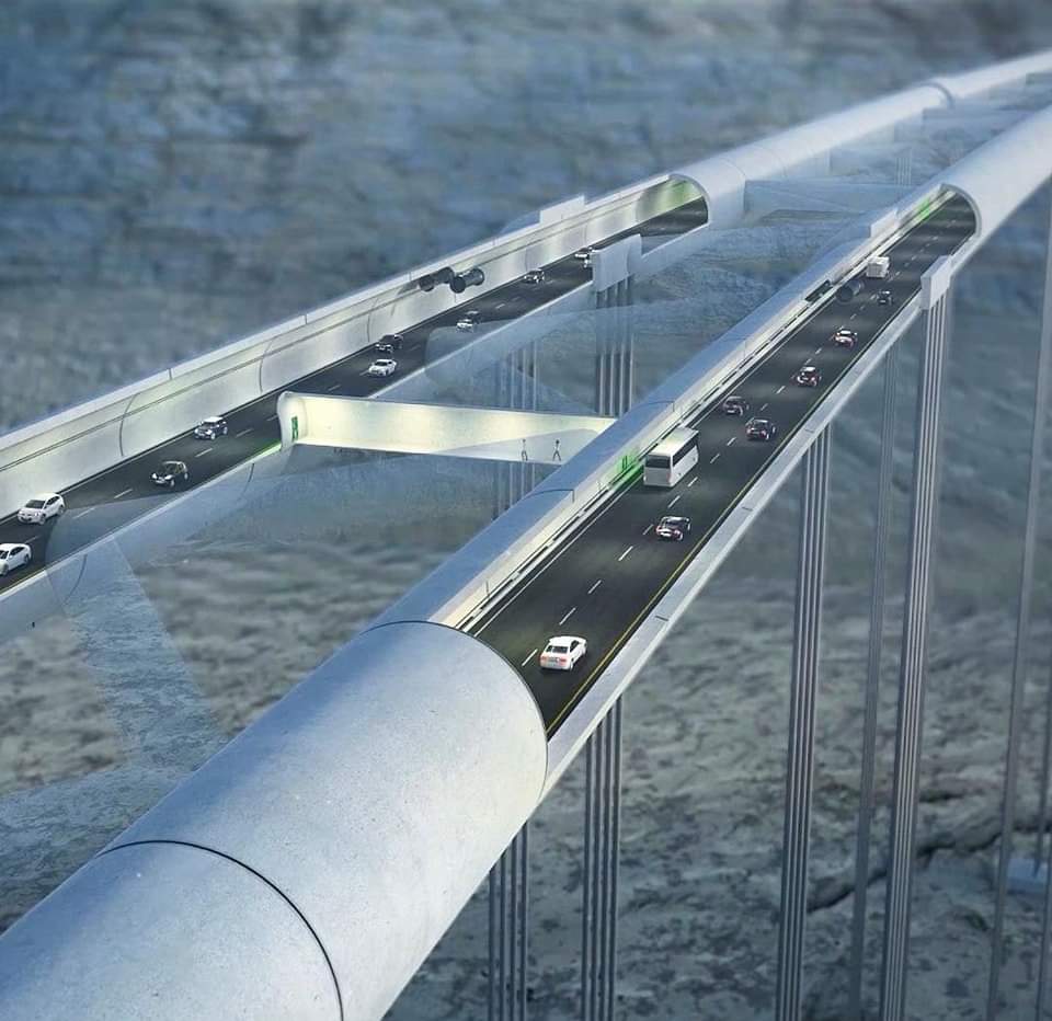 CivilEngDis's tweet image. Norway Plans World&apos;s First Floating Tunnel
A 4-kilometer-long floating bridge, which would break the current world record by 2,754 meters, and the first floating tunnel, also 4 km, are among a series of remarkable highway structures,