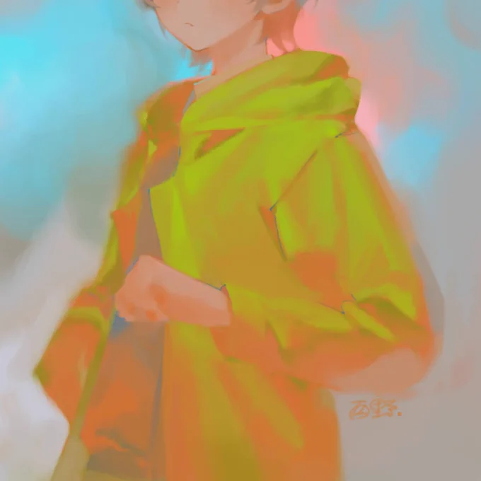 服の皺…… 