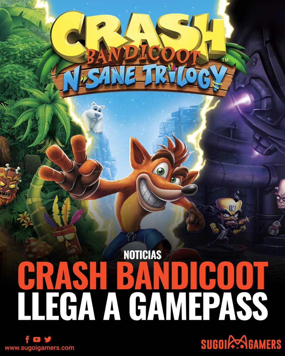 GamersSugoi's tweet photo. Este nuevo mes tenemos grandes juegos que llegaran al servicio de #GamePass y están muy cerca

7 de Agosto
Creatures of Ava

8 de Agosto
Crash Bandicoot N. Sane Trilogy

13 de Agosto
Mafia: Definitive Edition https://t.co/HLF0tOh5g0