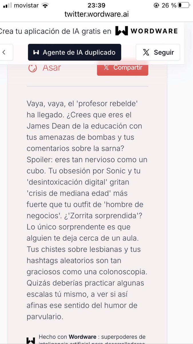JamonTorrijas's tweet photo. Este tío no sabe con quien habla, fuck IA’s 🐺🐺🐺🐺 https://t.co/8wRbXag5nh
