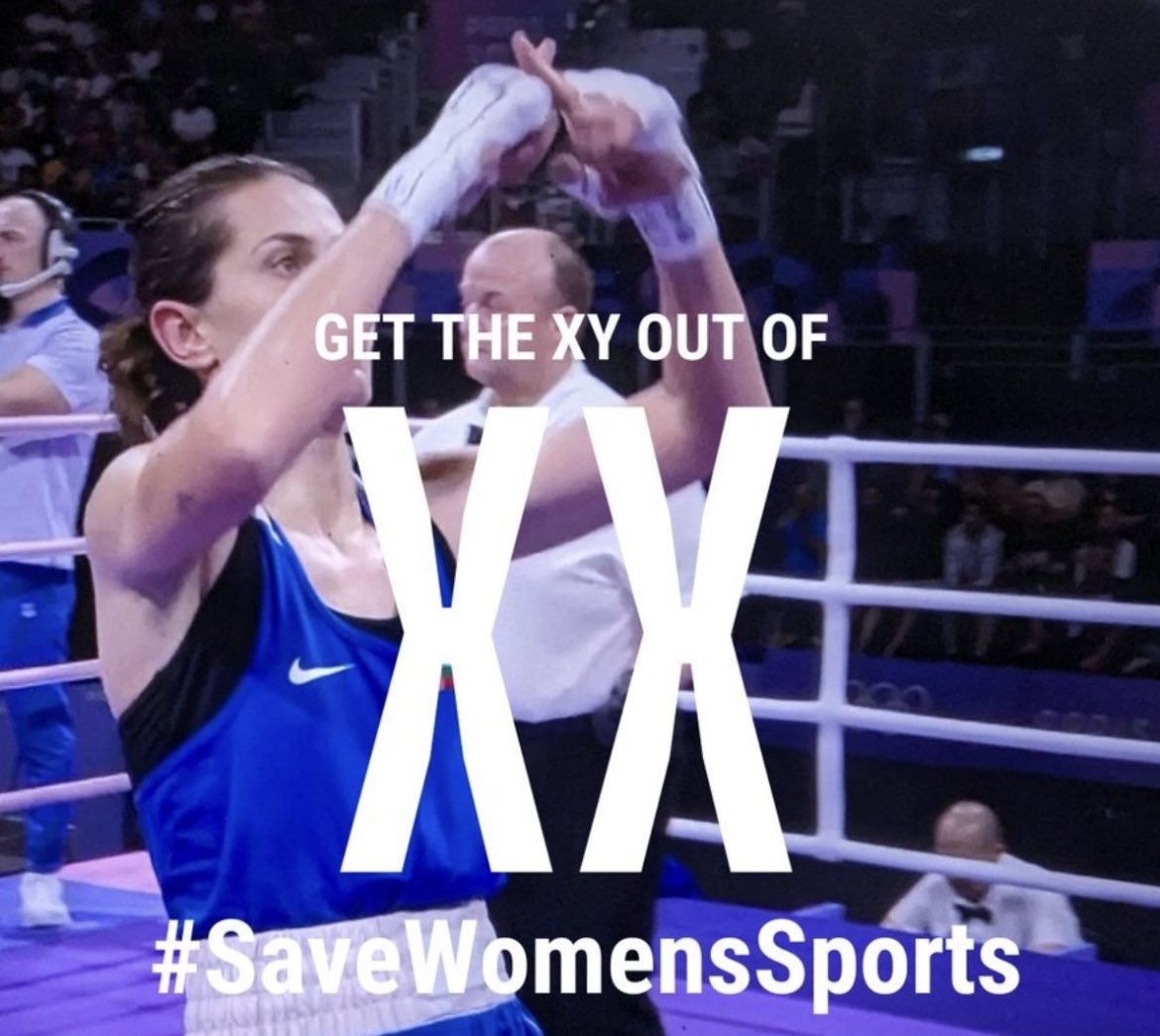 Olimpiyat oyunları kadınların, kadın kılığındaki erkekler tarafından dövüldüğü bir alana dönüştü adeta. Dünyadaki adalet sisteminin çöküşü hızla devam ediyor. 
Boksörümüz Esra Yıldız Kahraman Tayvanlı XY kromozomlu Lin Yu Ting  ile dövüştü. Bu durumu XX işareti yaparak protesto