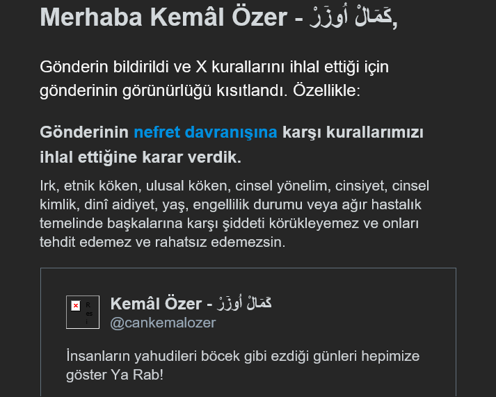 kemalozercom's tweet photo. İpin ucu p..ştun elinde olunca böyle oluyor.
Destek verin demiyorum.
Zaten Instagram sürekli askıya alıyordu.
Youtube sürekli siliyor veya kapatıyordu.
@elonmusk'ta aynı yapmış hiç umurumda değil. https://t.co/hgY9qIzJ9j