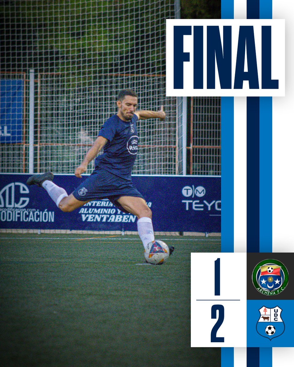 🔵 FINAL ⚪

⚔⚽ Resultado final por 1-2 con victoria para los nuestros en el primer test de la pretemporada ante el Archena FC. 

⚽️ ⚽️ Gimeno 

Próximo partido ante la EF Santa Cruz, este viernes en el Torralba

💪🏻 ¡Seguimos!

⚔🔵⚪