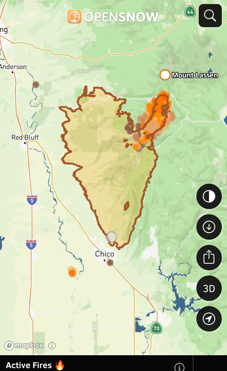 WasatchSnow's tweet image. Rapid expansion of the #ParkFire on the northeast side.