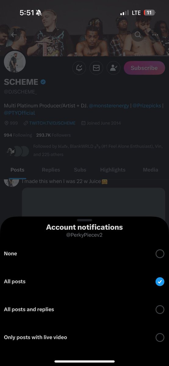 PerkyPiecev2's tweet photo. @DJSCHEME_ 🙏🏻🖤 https://t.co/LPHxOmvq3l