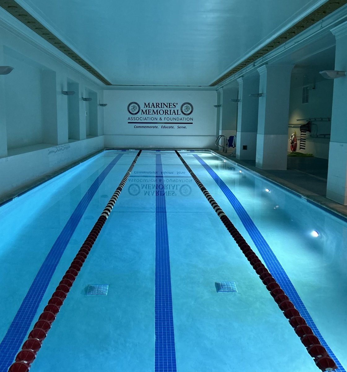 If you're coming to stay at Marines' Memorial Club &amp; Hotel...bring your goggles and suit for some laps!