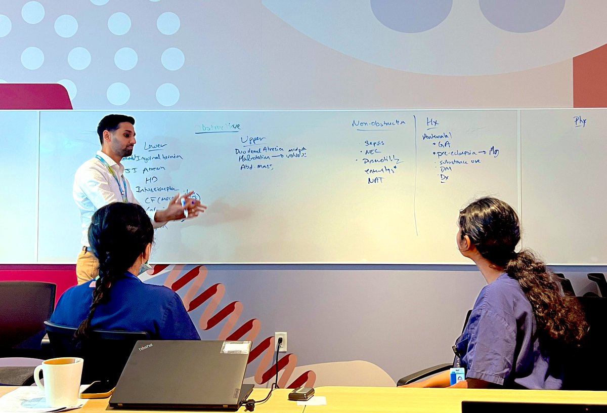 Starting the academic year off strong with Drs. Ramjist and Saluja leading our Quality and Performance Conference followed by Fellow SCORE lecture on neonatal obstruction! #PedSurg