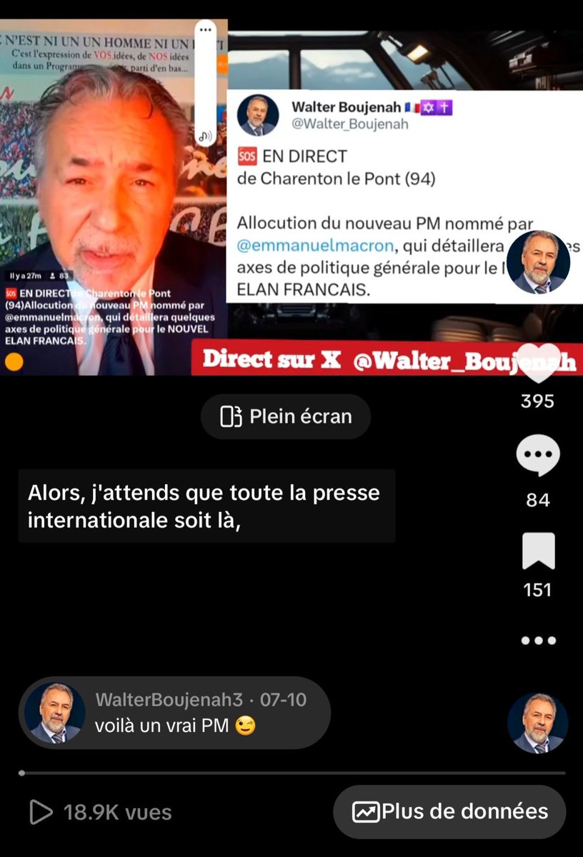 Walter_Boujenah's tweet photo. @JCondamine @SezeThierry En effet, j'ai postulé pour le poste de PM.
Hors parti, je mettais tout le monde "d'accord", j'ai de loin le meilleur #EJLPROG programme @ejlcitoyens mais j ai échoué à l'épreuve "voile et vapeur" 🤣

📺📺📺
https://t.co/06RmSDgrH9

📺 📺https://t.co/gKoTXrYAbv https://t.co/W0UsuLP6ko