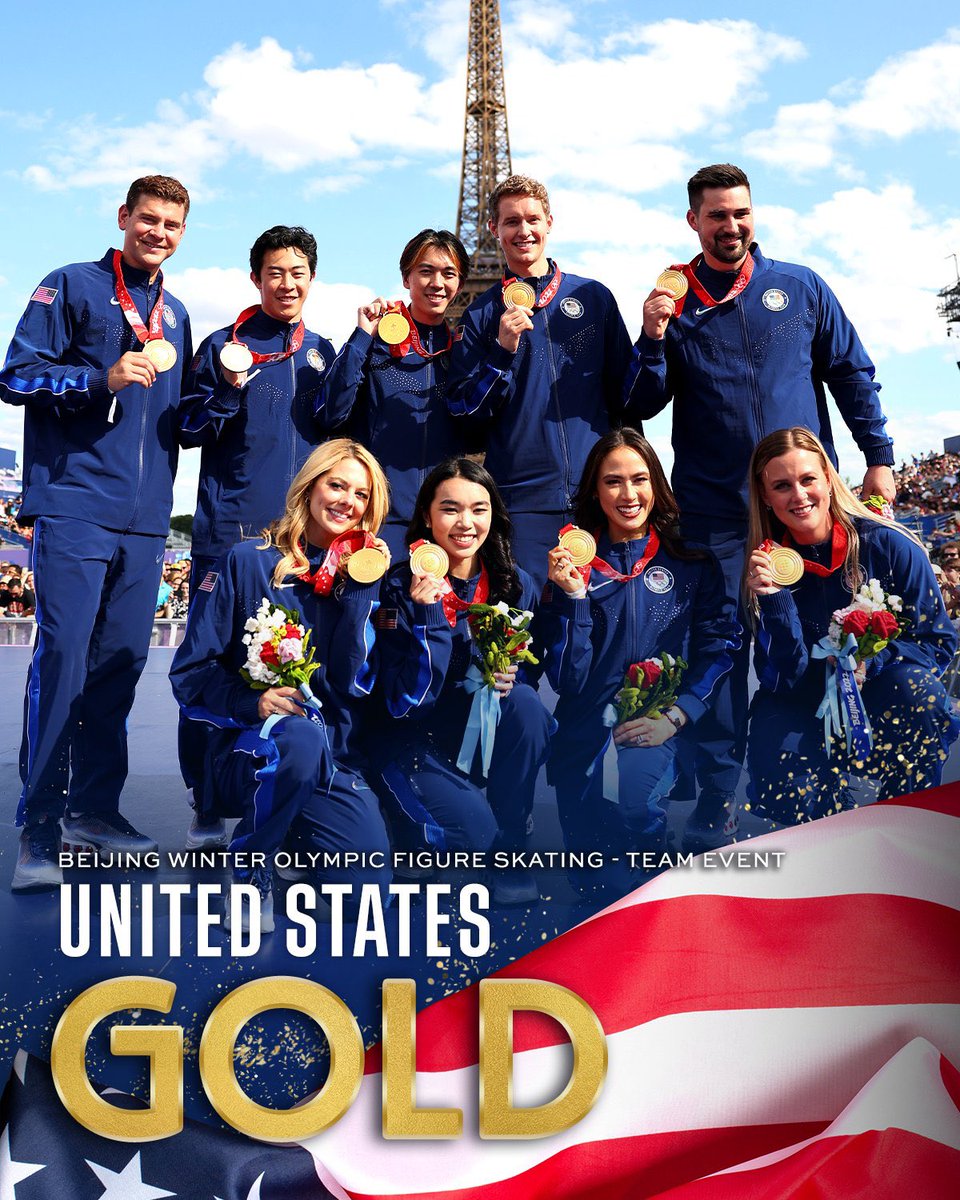 nathansnapshots's tweet image. First singles skater to win two Olympic gold medals in the same Olympics.