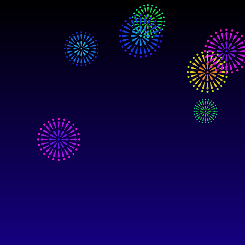 fumi_koba_twi's tweet image. #CreativeCoding花火大会