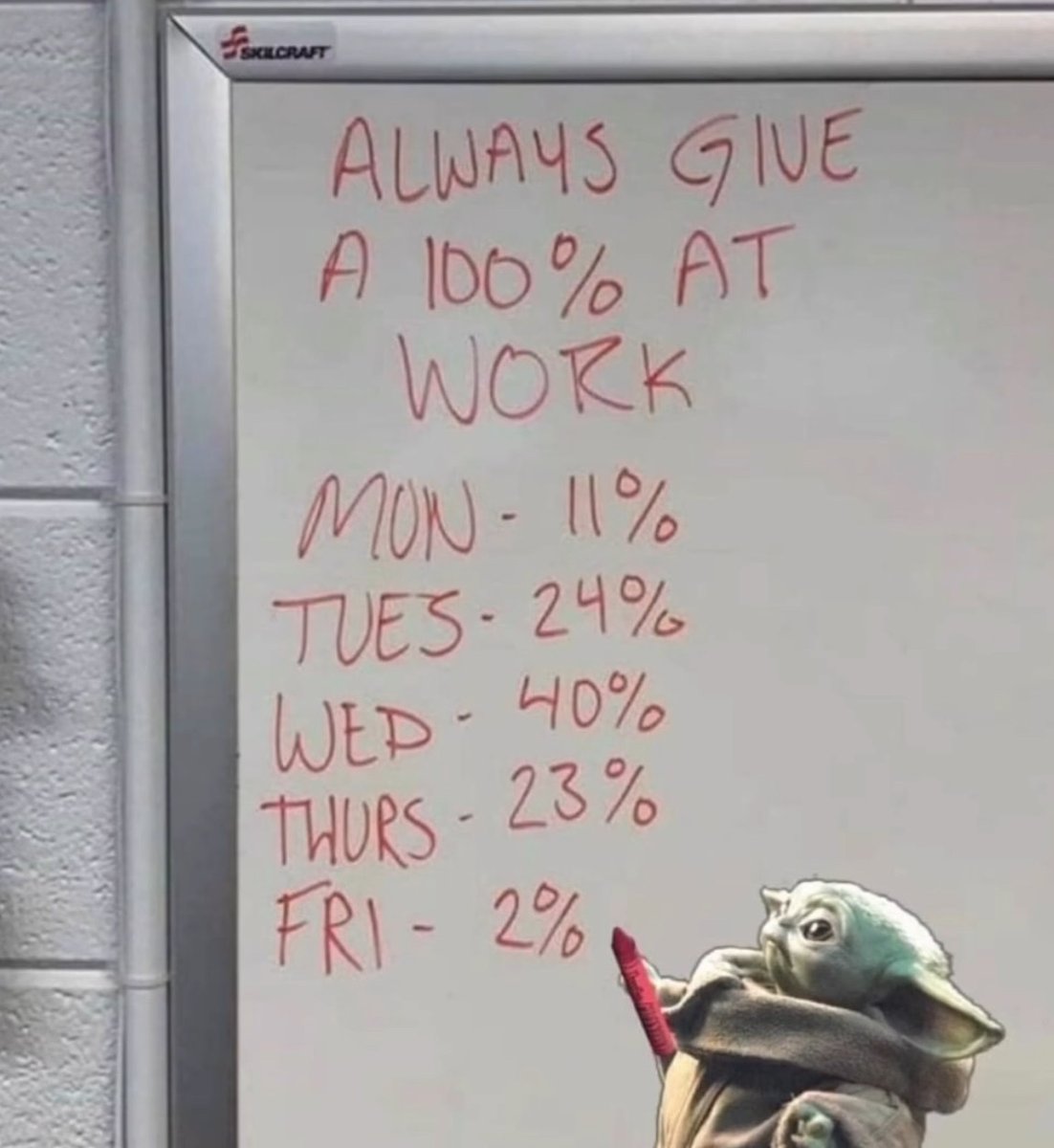 good thing I always give 110% 🫡