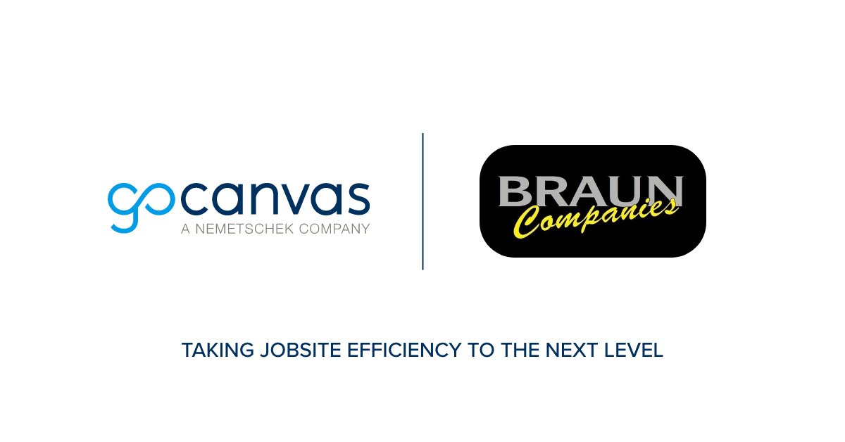 GoCanvas's tweet photo. Thrilled to add Braun to the list of organizations working with #GoCanvas to improve the efficiency of operations! 🎉 

They will use GoCanvas not only to digitize their inspections, but also to keep their data organized, ensure projects run smoothly, and keep customers happy. https://t.co/M1sqjmRip2