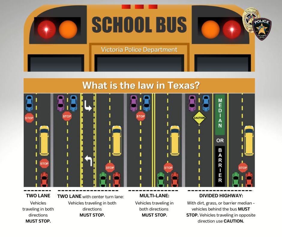 Know when to stop for a school bus! 

#schoolbussafety #kidssafetyfirst 🚌