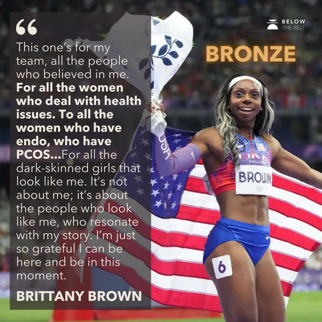 ENDO WHAT? (@endowhat) on Twitter photo SUPER CONGRATS to Olympic Bronze Medalist, Brittany Brown!
#endometriosis #endo #chronicillness #olympics #paris #health <a href="/Olympics/">The Olympic Games</a> <a href="/NBCOlympics/">NBC Olympics & Paralympics</a> SUPER CONGRATS to Olympic Bronze Medalist, Brittany Brown!
#endometriosis #endo #chronicillness #olympics #paris #health <a href="/Olympics/">The Olympic Games</a> <a href="/NBCOlympics/">NBC Olympics & Paralympics</a>