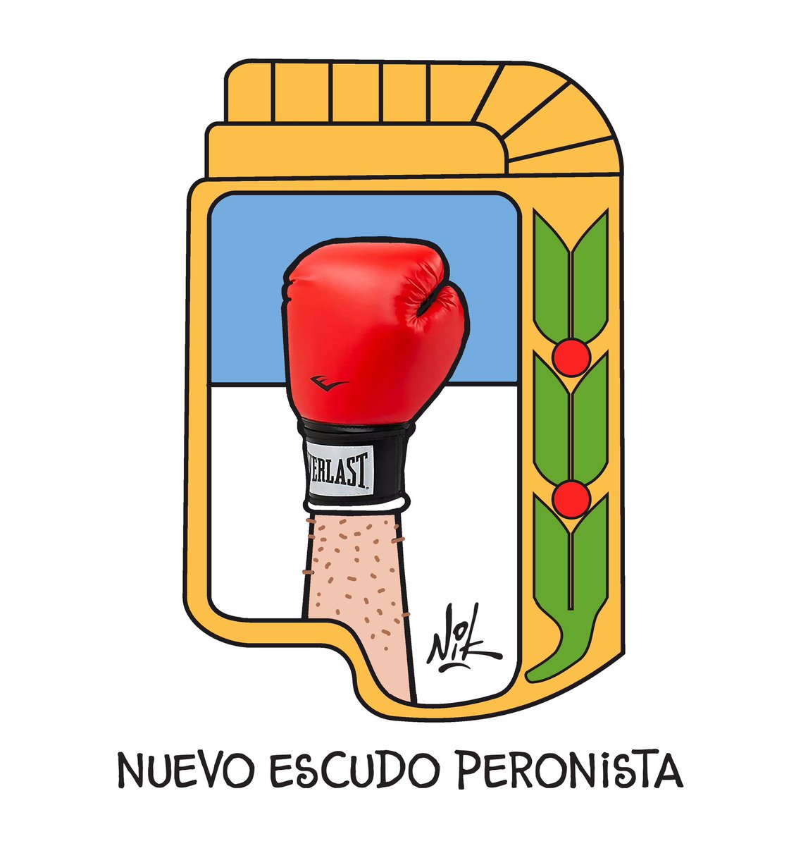 Nuevo escudo peronista