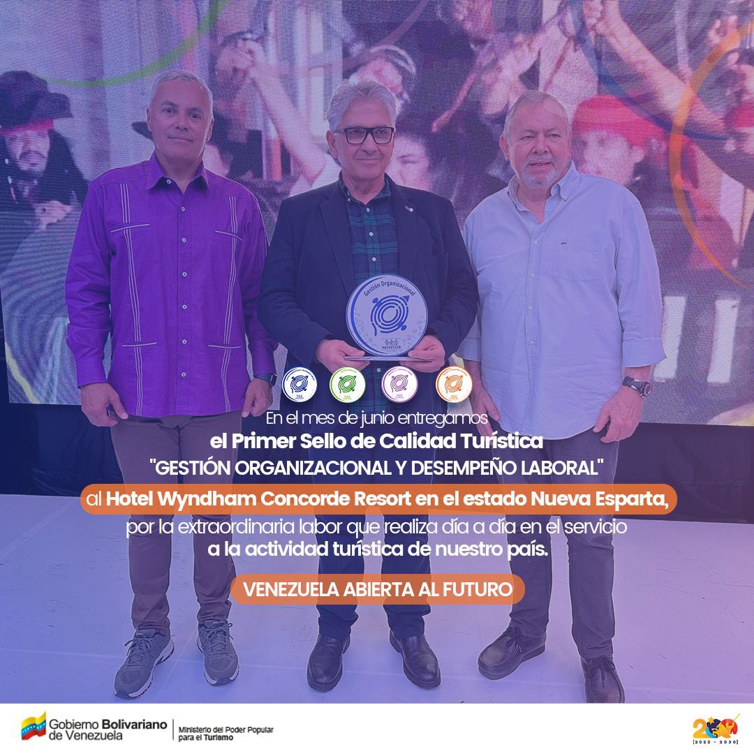 Alí Ernesto Padrón Paredes (@aliernesto32) on Twitter photo Con los Sellos de Calidad Turística honramos y homenajeamos a todos aquellos que hacen del turismo una experiencia extraordinaria en Venezuela.
<a href="/NicolasMaduro/">Nicolás Maduro</a> Con los Sellos de Calidad Turística honramos y homenajeamos a todos aquellos que hacen del turismo una experiencia extraordinaria en Venezuela.
<a href="/NicolasMaduro/">Nicolás Maduro</a>