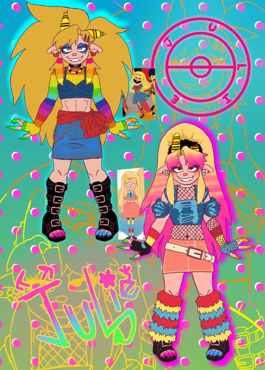 Nana_RedClover's tweet photo. here's some designs of Beta hpp Julie. (accidentally gave her barbie vibes, but kinda fits.)
#welcomehome #welcomehomepuppetshow #puppetshowwelcomehome #hyperpoppunkau #hyperjulie #juliejoyful #juliejoyfulwelcomehome #juliewelcomehome #welcomehomejulie #welcomehomejuliejoyful https://t.co/KrFAKwCBS5