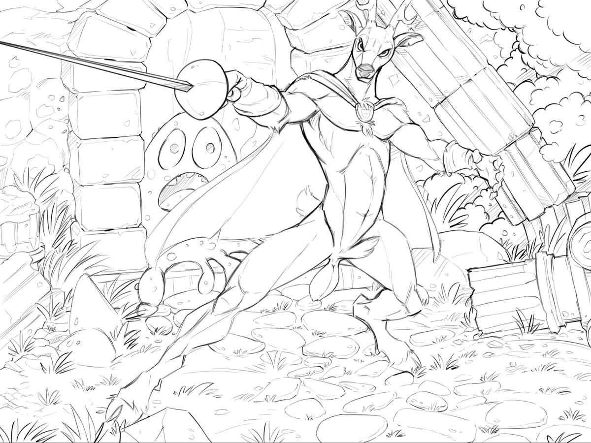 barcode_general's tweet photo. Muskedeer ! From same comic(as post before)…it is weird comic :) you can’t know. But I know because I read the script…because I wrote it. Maybe one day you will know too :) https://t.co/NG2suA8Fe8