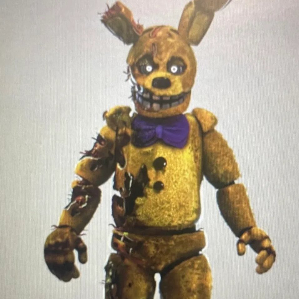 FNAF映画の製作風景よく見ると 『ウィザードボニー』の参考写真が貼
