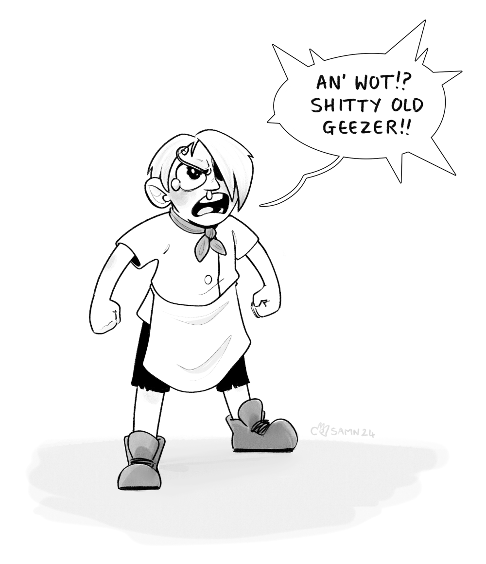 little baby sanji he is NOT crying shut UP